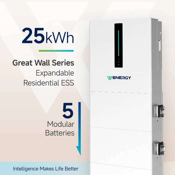 Baterie de stocare a energiei pentru  uz rezidențial LiFePO4 de 25kWh cu protecție impermeabilă IP65